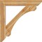 Ekena Millwork Legacy Slat Rough Sawn Bracket, Western Red Cedar, 6"W x 46"D x 46"H BKT06X46X46LEC06RWR - alternate 3